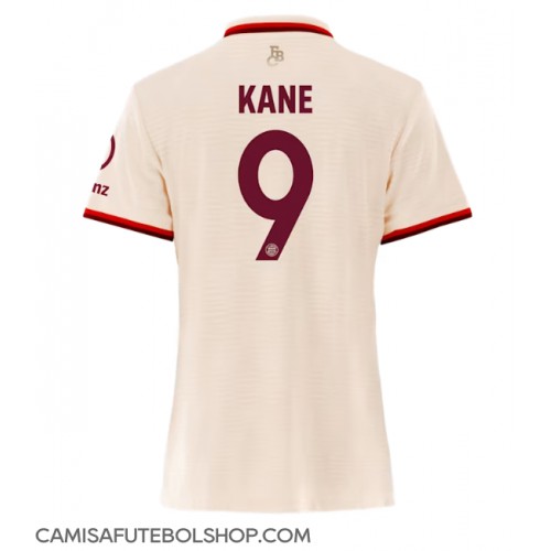 Camisa de time de futebol Bayern Munich Harry Kane #9 Replicas 3º Equipamento Feminina 2024-25 Manga Curta